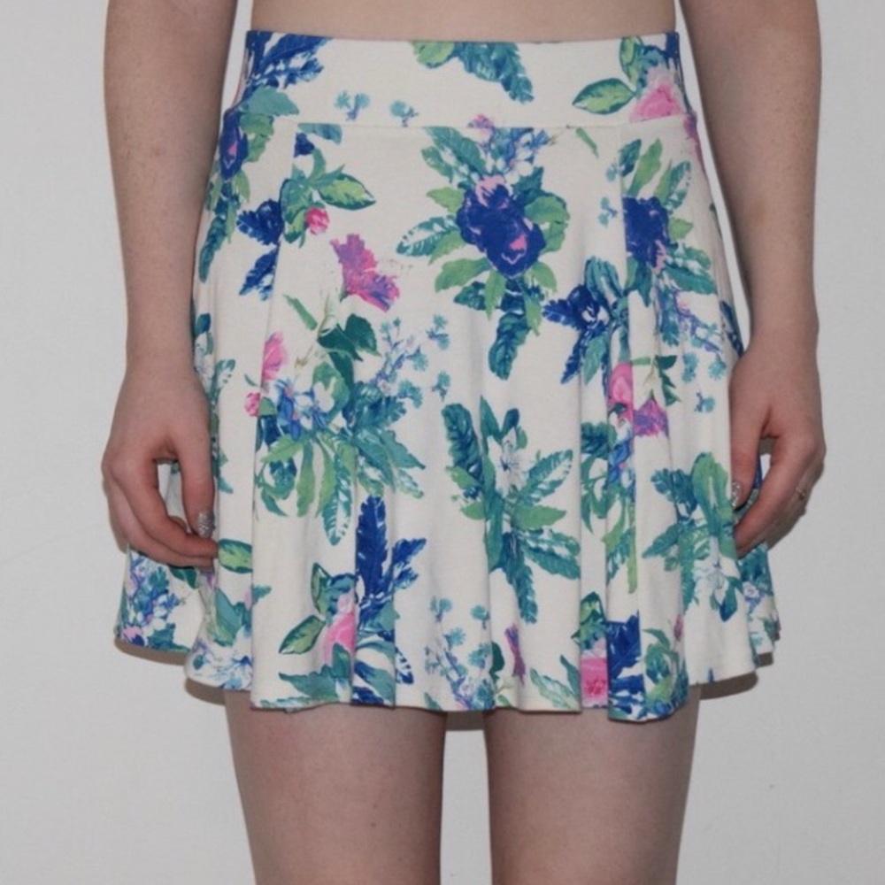 Floral Skater Skirt